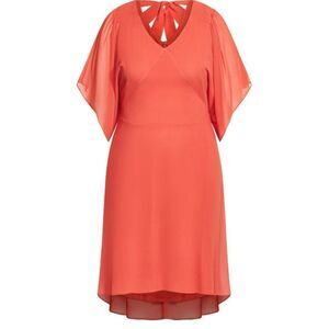 City Chic Flutter Sleeve Dress NWT